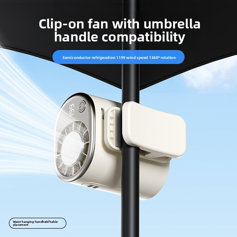 Cooling Ice Pack Waist Fan Semiconductor Portable