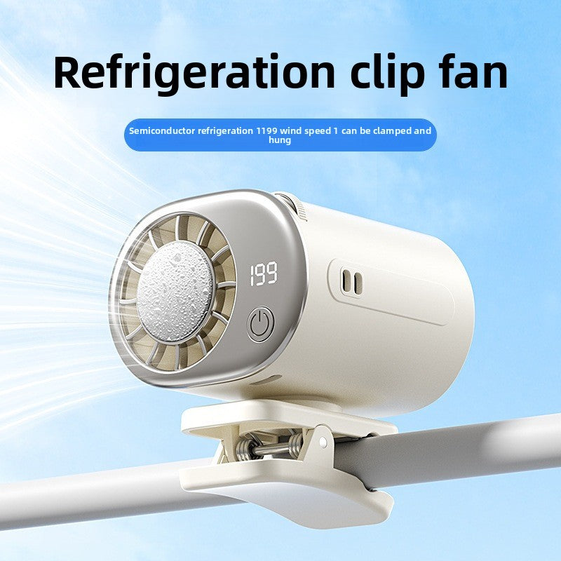 Cooling Ice Pack Waist Fan Semiconductor Portable